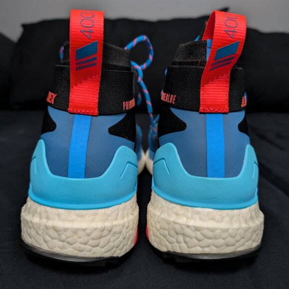 Adidas Terrex Free Hiker - Size 11.5 - Blue Black Orange - Picture 3 of 4